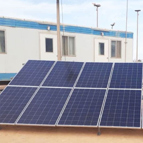 Anern 8 instala un sistema de energía solar fuera de la red de 3 KW en Libia