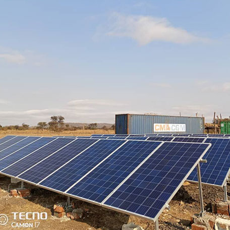 Sistema de energía solar fuera de la red Anern de 15 KW en Zimbabwe
