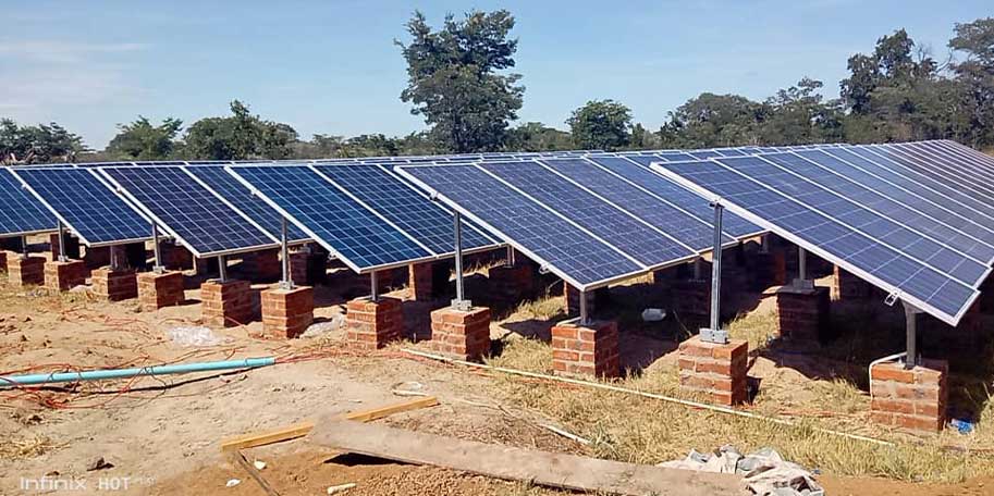 Sistema de energía solar fuera de la red de 50w en Zimbabwe
