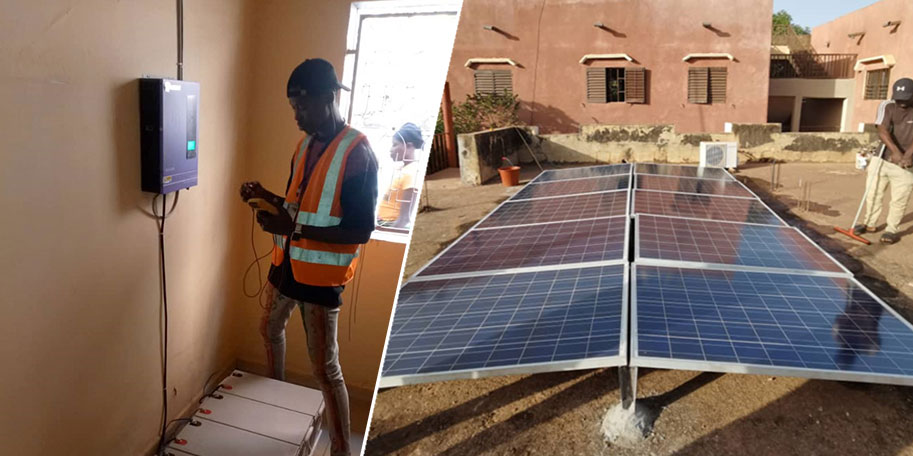 50 juegos de inversores solares híbridos de 3,2 kW enviados a Malí
