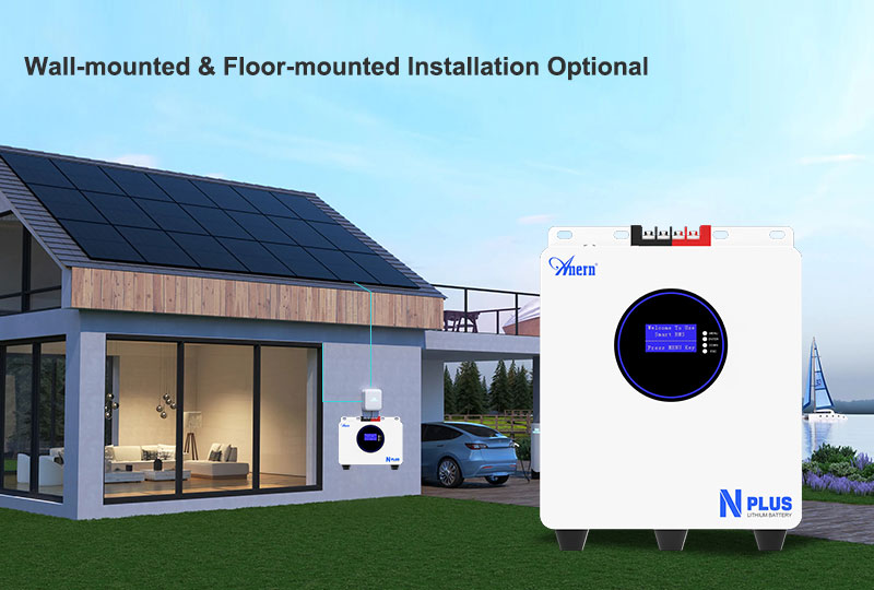 Wall-mounted/ Floor-standing LiFePO4 Lithium Solar Battery