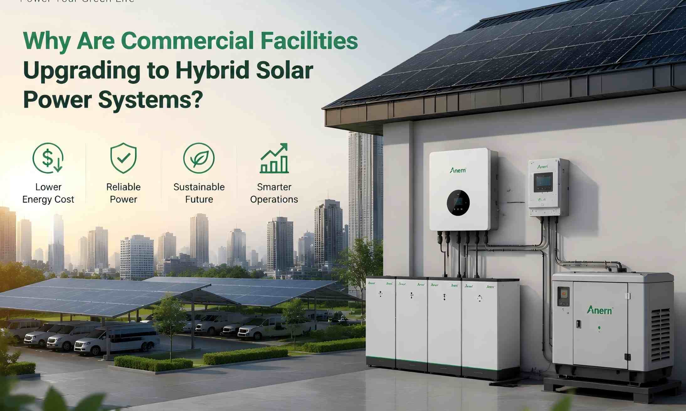 ¿Por qué las instalaciones comerciales están modernizando sus sistemas con sistemas híbridos de energía solar?